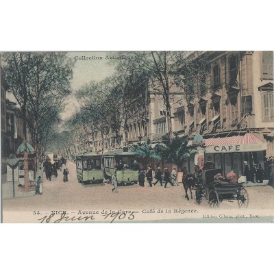 Nice - Avenue de la Gare - Café de la régence